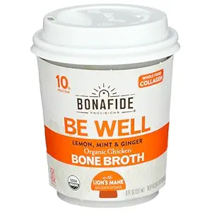 Organic Chicken Bone Broth with Lion's Mane, 8 FZ