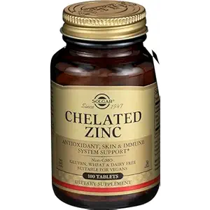 Chelated Zinc, 100 CT