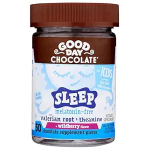 Kids Wildberry Melatonin-Free Sleep Chocolate, 50 CT