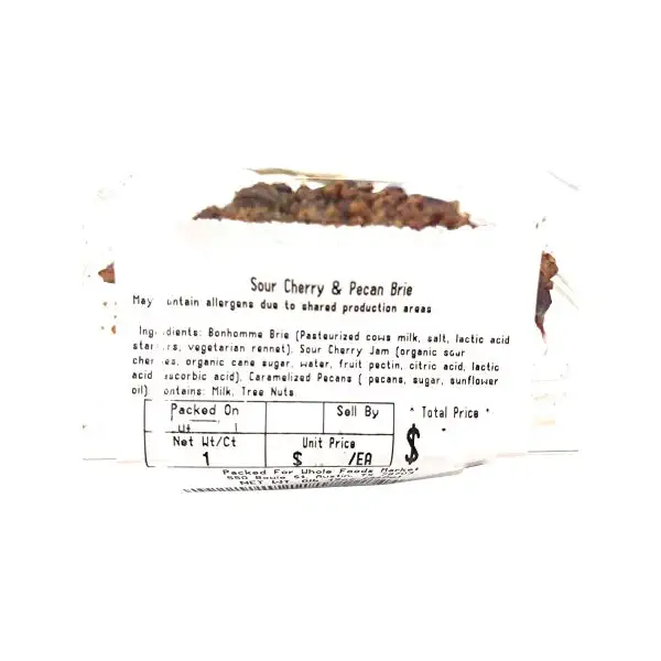 Sour Cherry & Pecan Brie, 12 lb 3