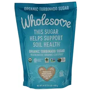 Organic Regenerative Raw Cane Turbinado Sugar, 24 OZ