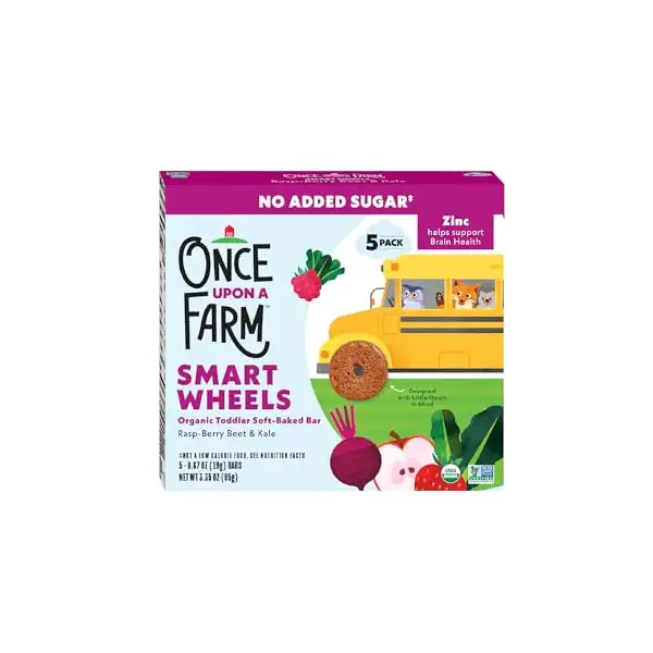 Organic Raspberry Kale Smart Wheels, 3.35 OZ 1