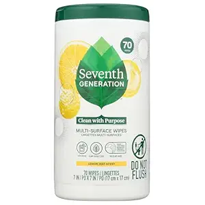 Lemon Scented Multi-Surface Wipes 70 Count, 70 CT