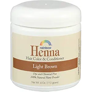 Color Light Brown Henna Hair, 4 OZ