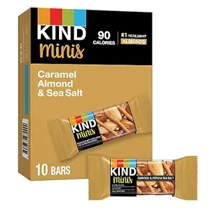 Caramel Almond & Sea Salt Mini Bar 10 Count, 0.7 OZ