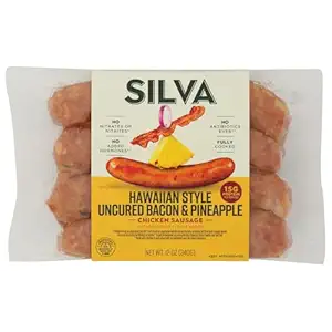 Hawaiian Style Bacon Pineapple Chicken Sausage, 12 OZ