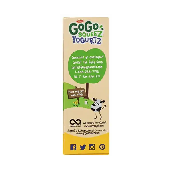 Banana Yogurtz 4 Count, 3 OZ 6