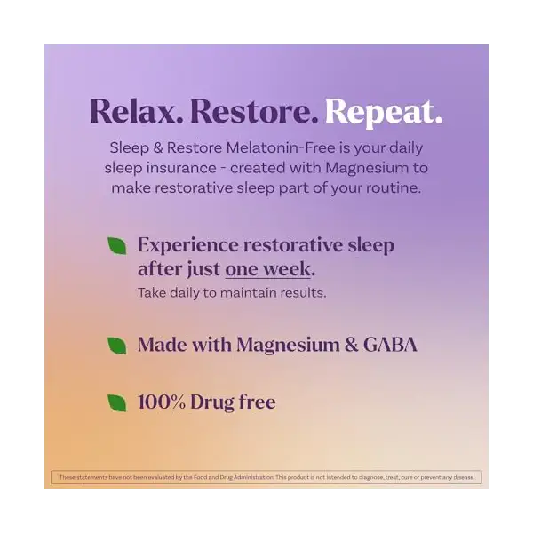 Sleep & Restore Non-Melatonin Capsule, 60 CT 2