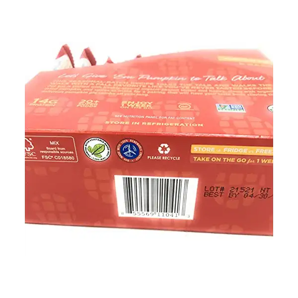 Organic Pumpkin Pie Protein Bar 8 Count, 2.2 OZ 4
