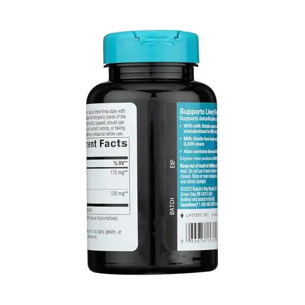 Milk Thistle Capsules, 120 CT 2