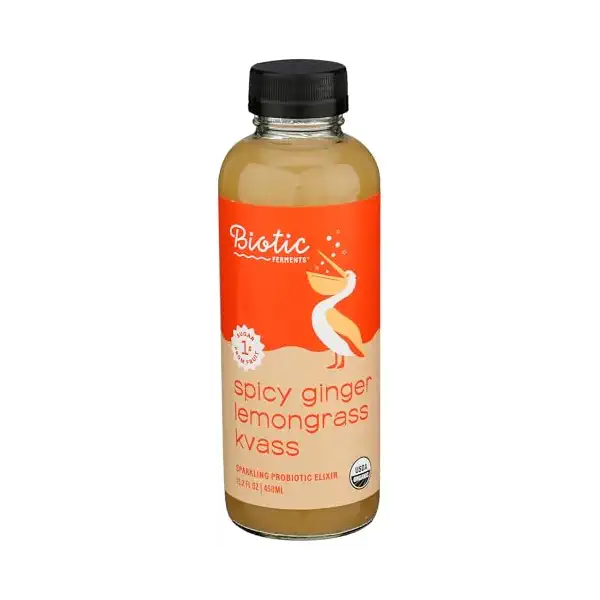 Spicy Ginger Lemongrass Kvass 1