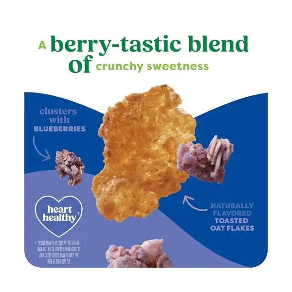 Organic Shapes And Flakes Blueberry Clusters Cereal, 17.2 OZ 3