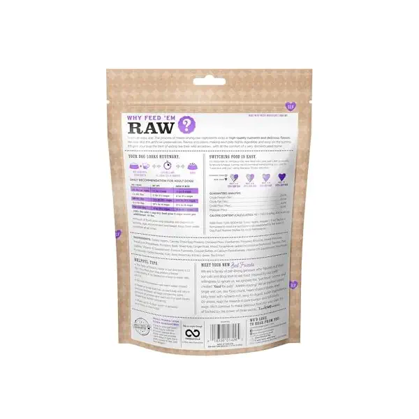 Stir and Boom Freeze Dried Raw Free Turkey Dry Dog Food, 1 LB 2