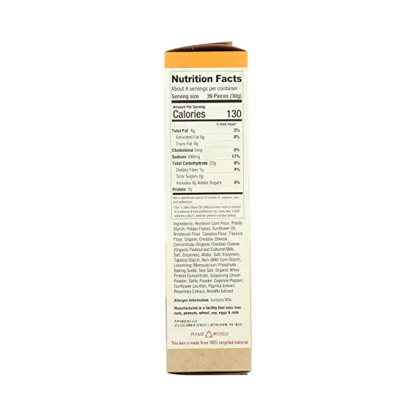 Cheddar Crackers, 4.25 OZ 7
