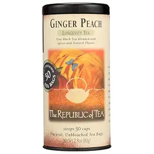Ginger Peach Black Tea, 50 CT