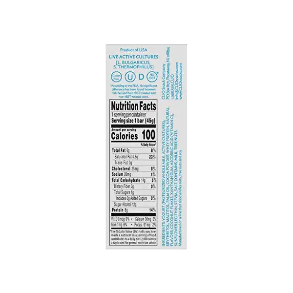 Coconut Less Sugar Greek Yogurt Bar in Chocolate, 1.59 OZ 2