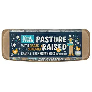 Large Brown Grade A Pasture Raised Eggs 12ct, 12 CT