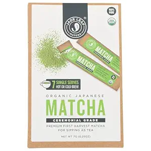 Organic Ceremonial Grade Japanese Matcha 7 Count, 7 GR