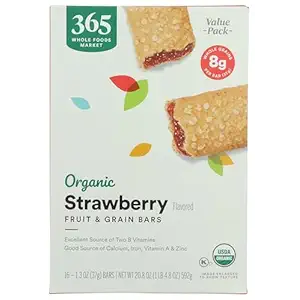 Organic Strawberry Fruit and Grain Bar 16 Count, 20.8 OZ