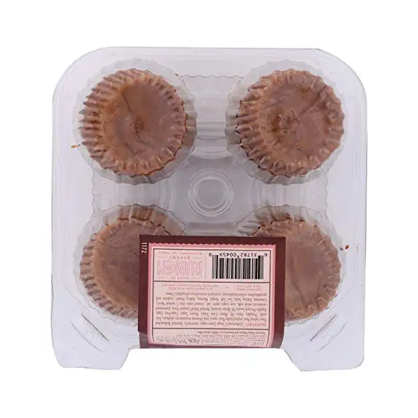 Handcrafted Pumpkin Salted Caramel Cupcakes 4 Count, 10 OZ 2