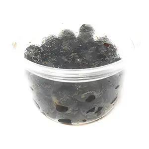 Dry Cured Black Olives with Garlic