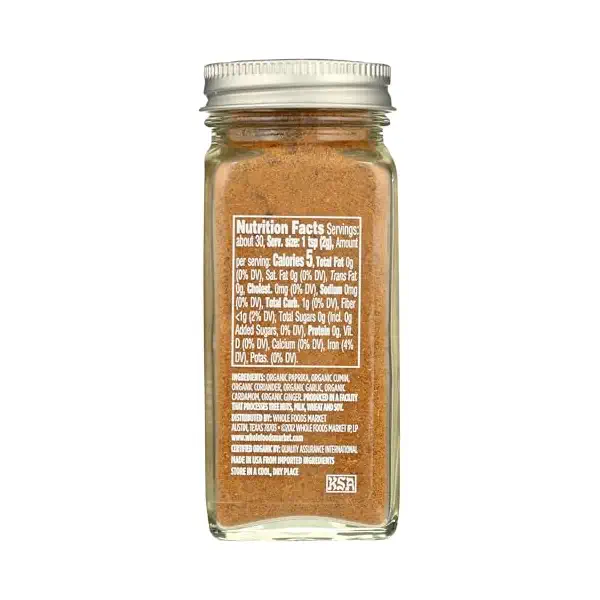 Organic Tandoori Masala Seasoning, 2.08 OZ 7