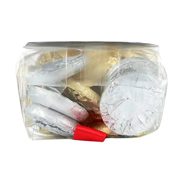 Dark & Mint Crunch Chocolate Winter Coins Gift Bag, 10 OZ 5