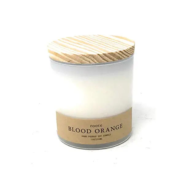 Blood Orange Soy Candle White Tumbler 1