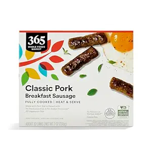 365 by Whole Foods Market, Pork Sausage, Breakfast Link Classic, Step 1, 7 Ounce