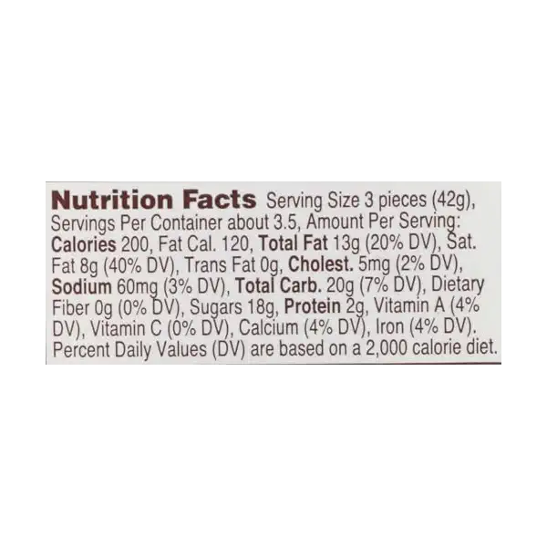 Organic Milk Chocolate Caramel Leaves Gift Bag, 5 OZ 3