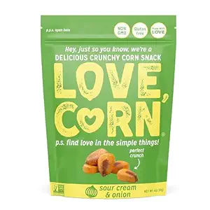 Sour Cream & Onion Crunchy Corn, 4 OZ