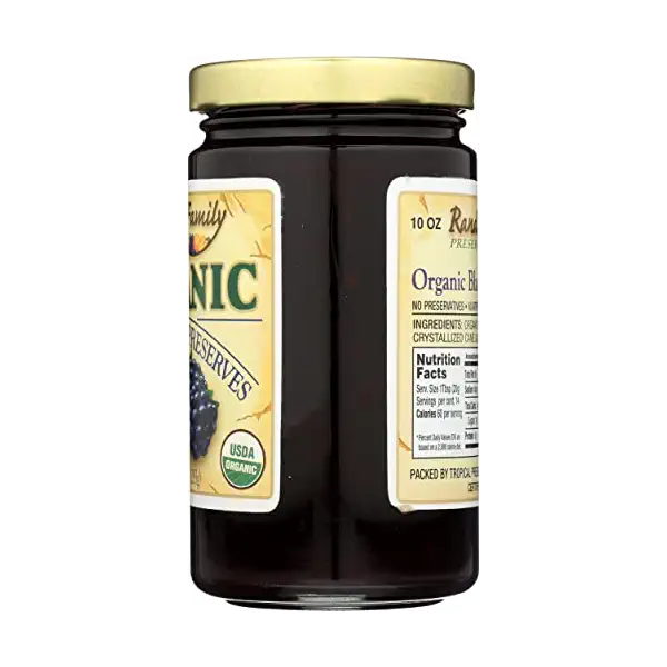 Organic Blackberry Preserve, 10 OZ 7