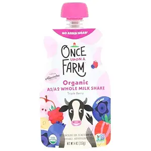 Organic Triple Berry A2/A2 Whole Milk Shake, 4 OZ