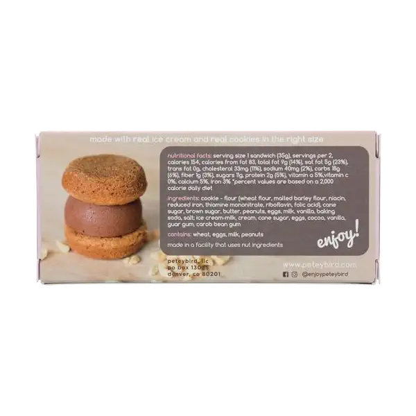 Peanut Butter Cookie And Chocolate Ice Cream Sandwiches 2