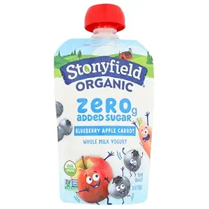 Organic Blueberry Apple Carrot Yogurt Pouch, 3.5 OZ