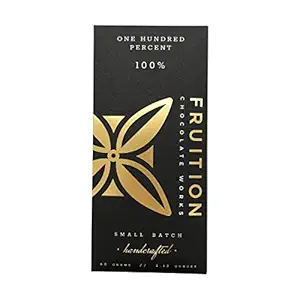 100% Dark Chocolate Bar, 2.12 OZ