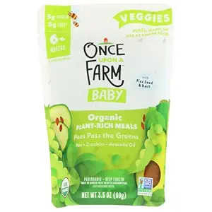 Organic Peas Pass the Greens Plant Rich Baby Meal, 3.5 OZ