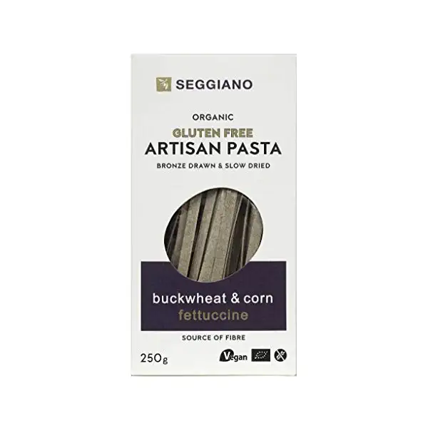 Organic Gluten Free Buckwheat White Corn Fettuccine 1