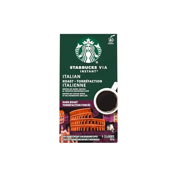 Via Instant Italian Dark Roast Ground Coffee 1