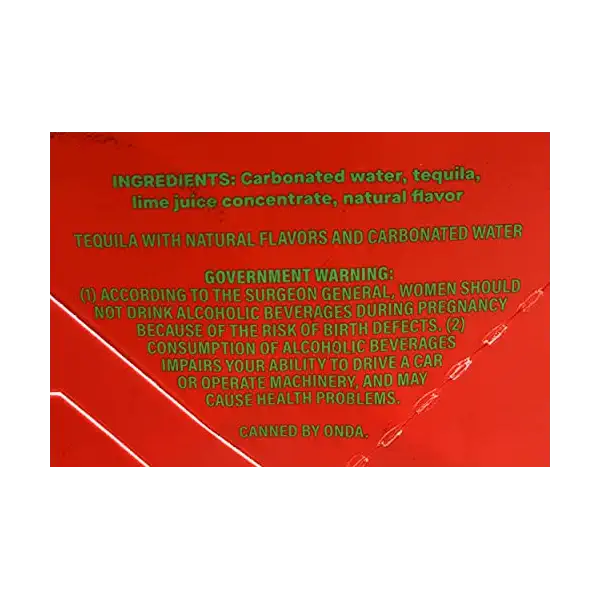 Sparkling Tequila Soda Lime 4pk Cans, 12 FZ 3
