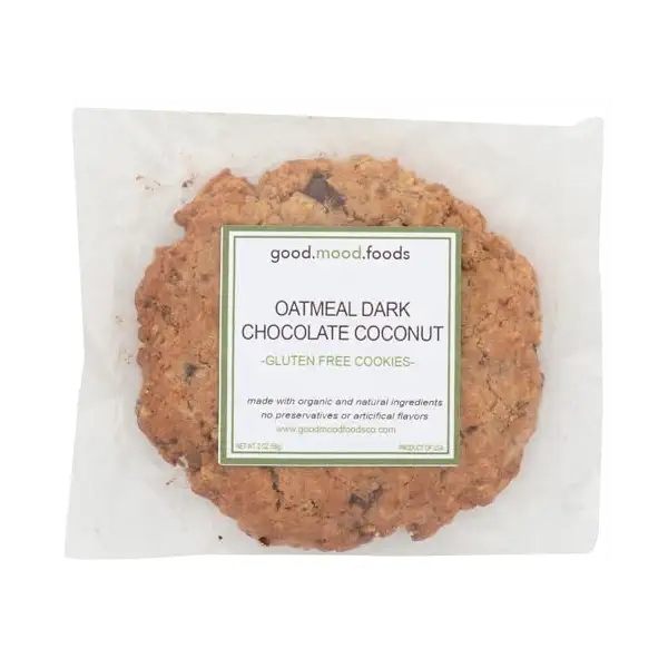 Gluten Free Oatmeal Dark Chocolate Coconut Cookie 1