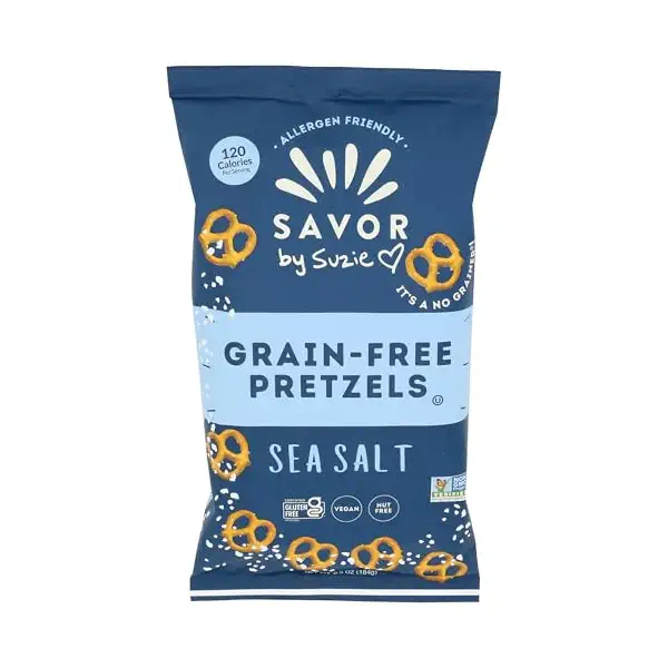 Sea Salt Grain-Free Pretzels, 6.5oz 1