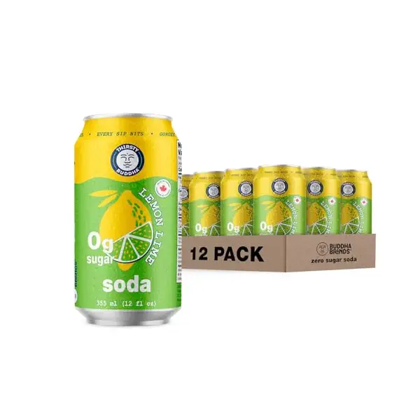 Lemon Lime Prebiotics Soda 1