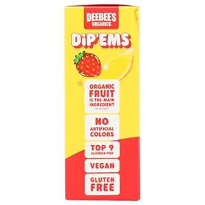 Organic Strawberry Lemon DipEms, 3.35 OZ