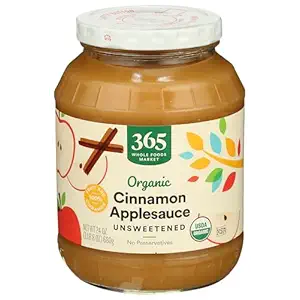 365 by Whole Foods Market, Organic Cinnamon Apple Sauce, 24 Ounce