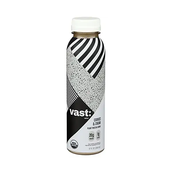 Organic Cookies and Cream Protein Drink, 12 FZ 1