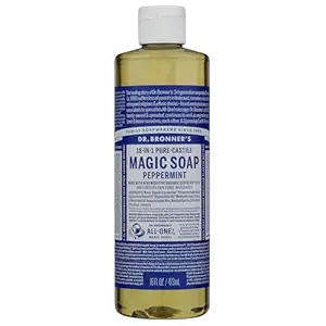 Peppermint Liquid Castile Soap, 16 FZ