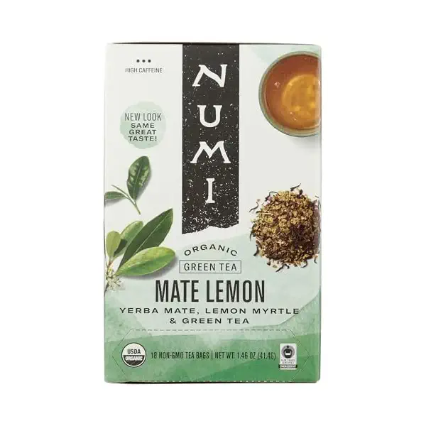 Organic Mate Lemon Green Tea, 18 CT 1