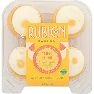 Triple Lemon Cupcakes 4 Count, 10 OZ