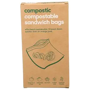 Compostable Sandwich Bags 20 Count, 20 CT